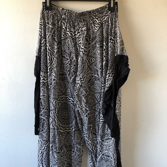 La Blanca Tie Front Side Slit Pant Swim Cover-up - Picture 8 of 10